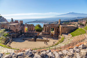 The Greek theatre in Taormina
